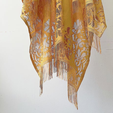 Lace and Fringe Design Cape