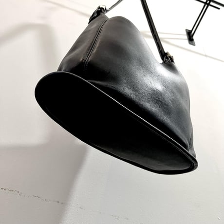 Old Coach "Black" Leather Shoulder Bag