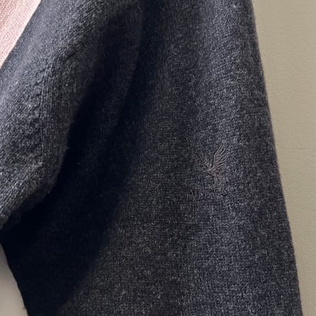 Old Lyle & Scott POP Pattern Lamb Wool Knit (made in Scotland)
