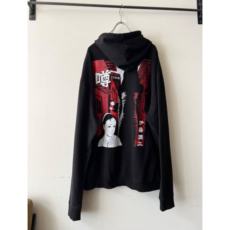 Junji Ito 「噂」 Back Print Hoodie