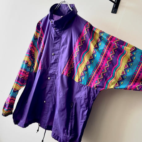Euro 80's etirel Design Nylon JKT (made in Jamaica)