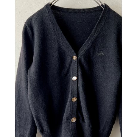 Vivienne Westwood Embroidery Logo Short Cardigan