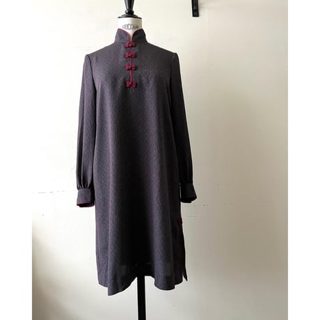 Vintage Geometric Pattern China Design Dress