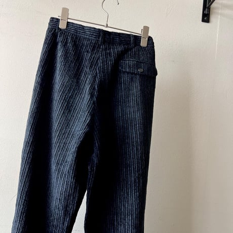 "Resize" Cotton Corduroy Tuck Pants