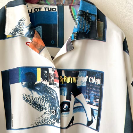 Vintage Jazz CD Pattern Shirt