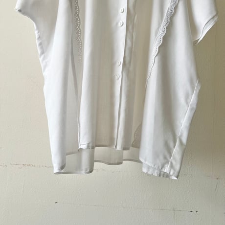 Euro Vintage Short Sleeve Blouse