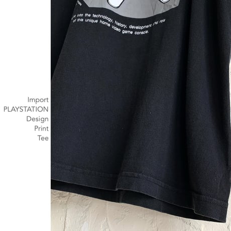 "PLAYSTATION" Design Print Tee