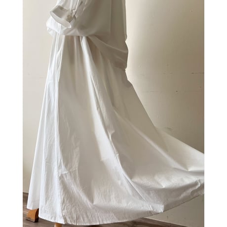 No-sleeve Cotton Long Dress