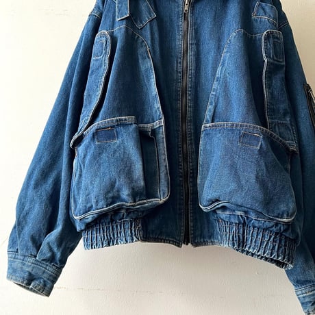 80-90's Big Pocket Design Denim JKT