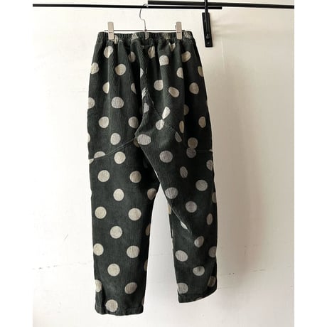 Old Dot Pattern Corduroy Sarrouel-pants