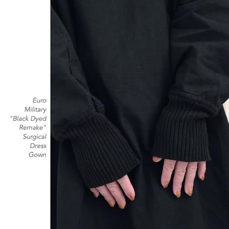 Euro Military "Black Dyed"バックリボンワンピース