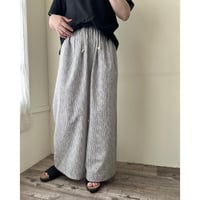 【即納品】バランスタックパンツ(ストライプ)ホワイト90丈