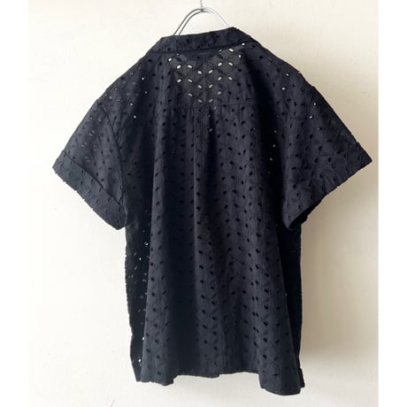 Banana Republic Cut Lace Design Blouse (黒)