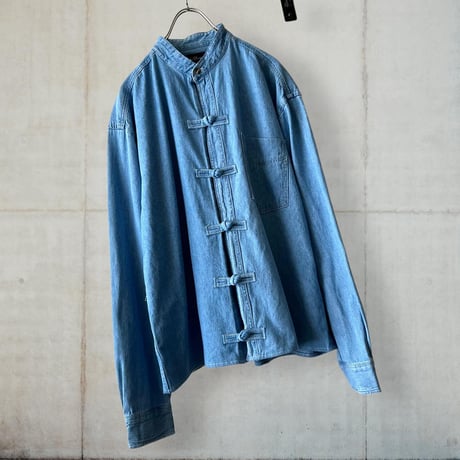 "Remake" Denim China Shirt (denim)