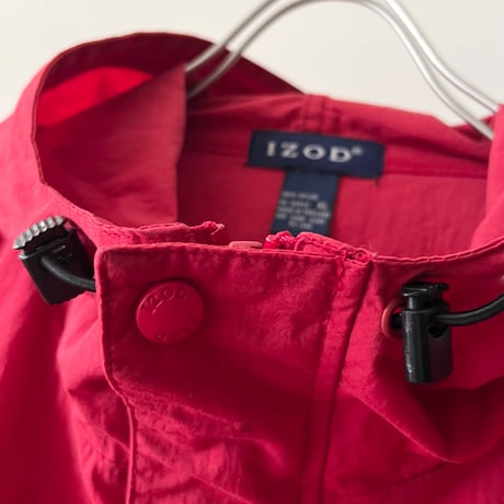 IZOD Embroidery Logo Nylon Anorak Parka