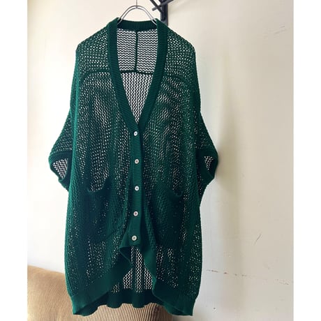 Colored Crochet No Sleeve Cardigan