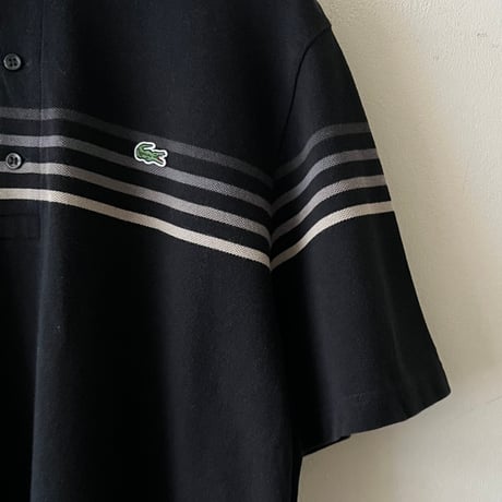 LACOSTE Border Pattern Polo-Shirt