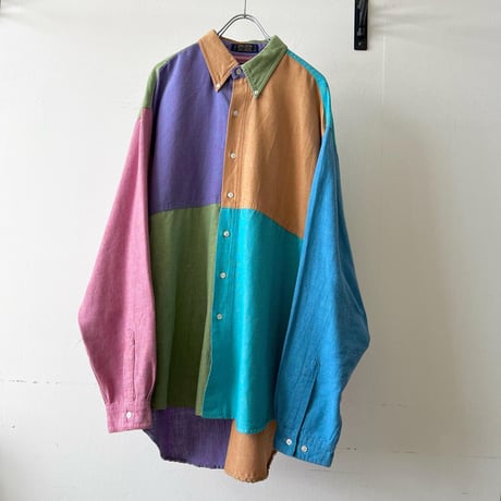 Vintage Crazy Pattern L/S Shirt
