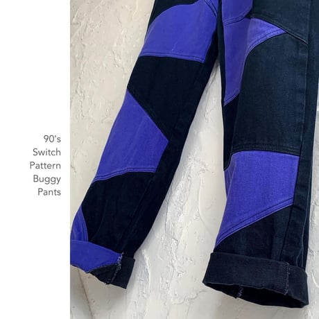 90's Switch Pattern High Waistパンツ