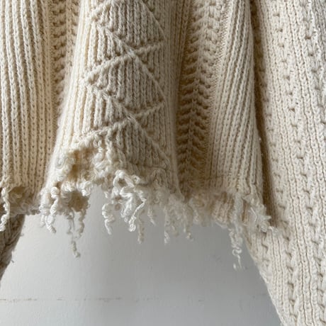 Vintage Short Aran Knit (made in Britain)
