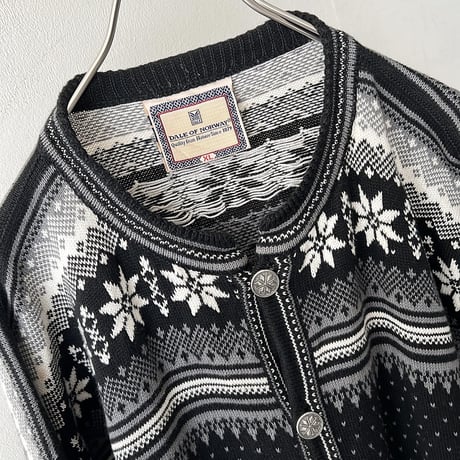 Dale of Norway Nordic Pattern Knit Cardigan