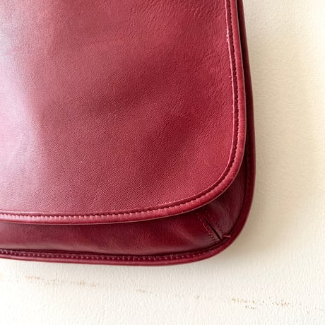 00's Old COACH Flap Shoulder Bag (made in USA)