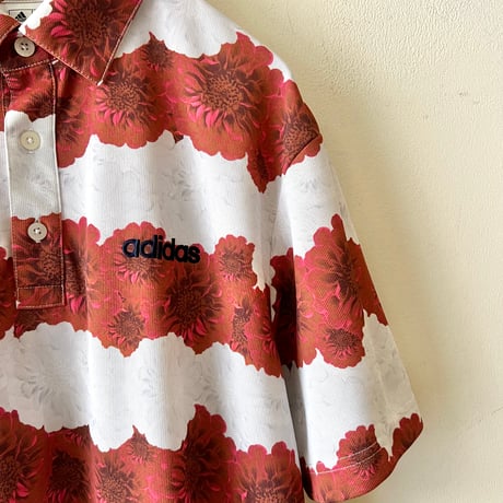 adidas Flower Pattern Polo-Shirt