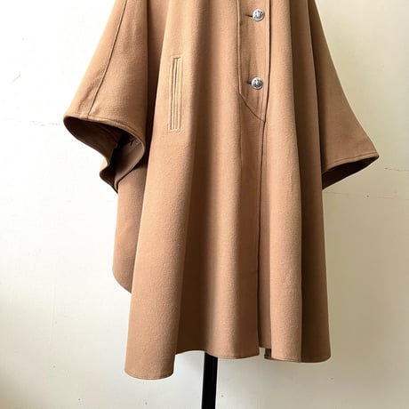 Euro Vintage Design Long Cape Coat
