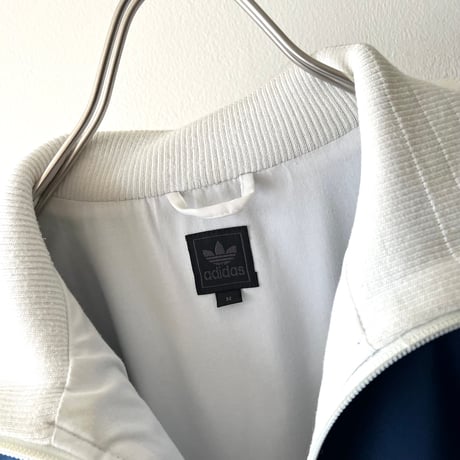 00's adidas Originals Logo & 3Line Design High Neck Nylon JKT