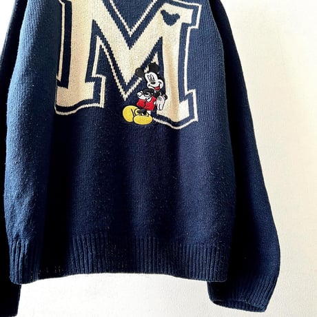 Old Mickey Mouse Lettered Sweater
