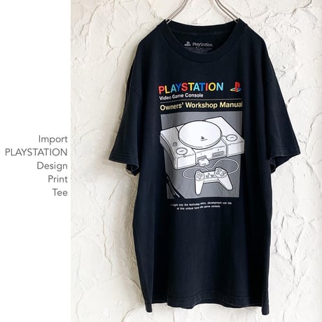 "PLAYSTATION" Design Print Tee