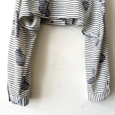 Vintage Scarf Pattern  Short Remake Blouse