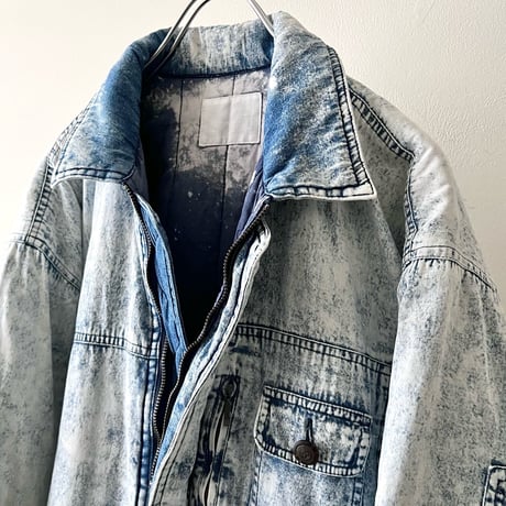 80-90's Bleach Denim Like JKT