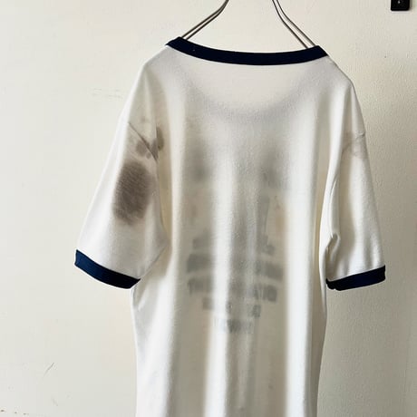80-90's US Naval Print Ringer Tee