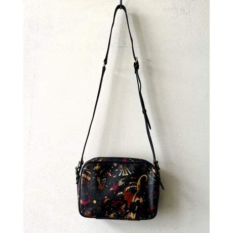 Vintage PIERO GUIDI Patterned Leather Bag