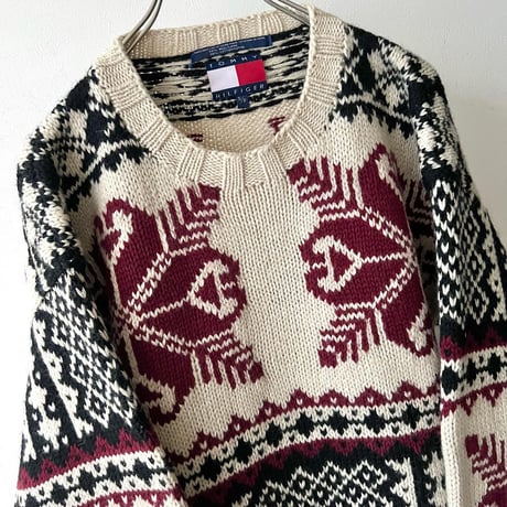 Tommy Hilfiger Nordic Pattern Knit Sweater