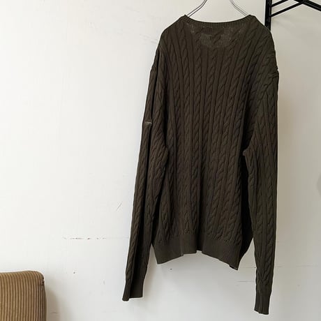 Ralph Lauren Embroidery Logo Cotton Knit Sweater