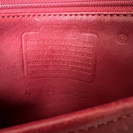 00's Old COACH Flap Shoulder Bag (made in USA)