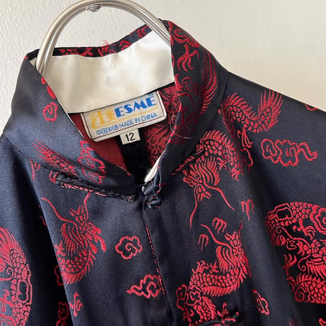 Vintage Dragon Design China Shirt JKT
