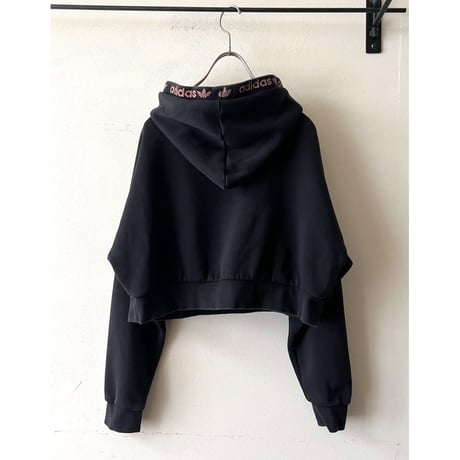 adidas originals Logo Design Short Sweat Hoodie