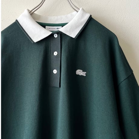 LACOSTE (JP) White Logo Short Polo-Shirt