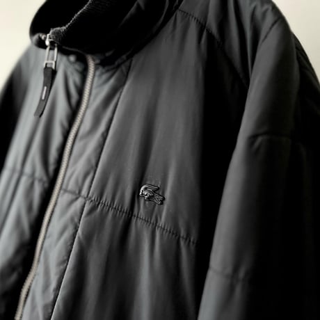 LACOSTE Mock Neck Logo Quilting JKT