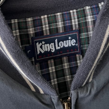 80's King Louie Embroidery Logo Cotton JKT (made in USA)
