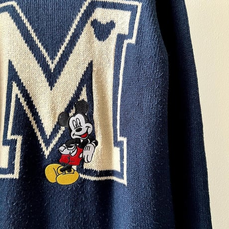 Old Mickey Mouse Lettered Sweater