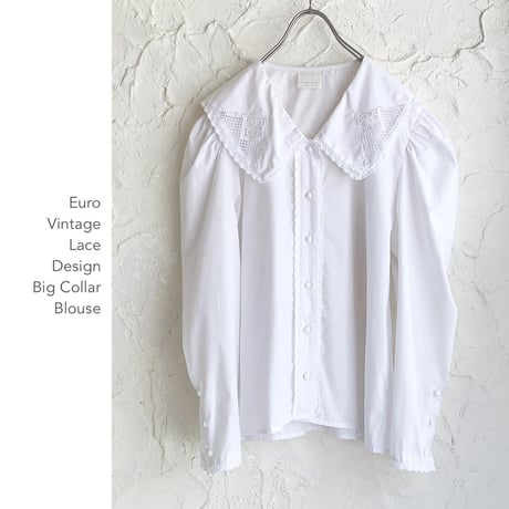 Euro Vintage Lace Designブラウス