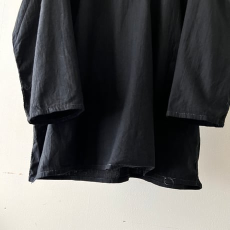 80's USSR ARMY Sleeping Pullover (deadstock) "Blach Dyed Remake"