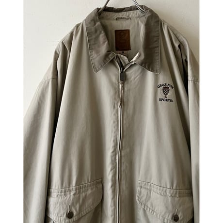 90's Gear for sport Embroidery Logo Drizzler JKT