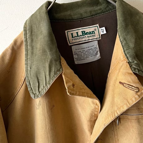 80's L.L.Bean Duck Hunting JKT " Oil&Damage "