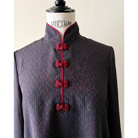 Vintage Geometric Pattern China Design Dress