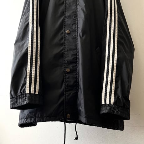 90's  adidas Big Logo Nylon Hoodie